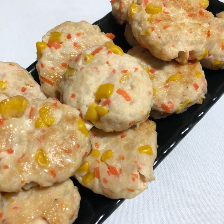 お弁当のおかず コーン入り鶏だんご ♪